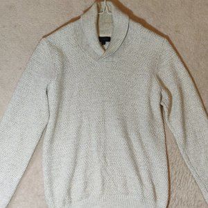 RW&CO. Cream Shawl Neck Sweater